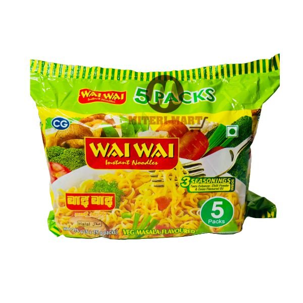 Wai Wai Veg 5pack